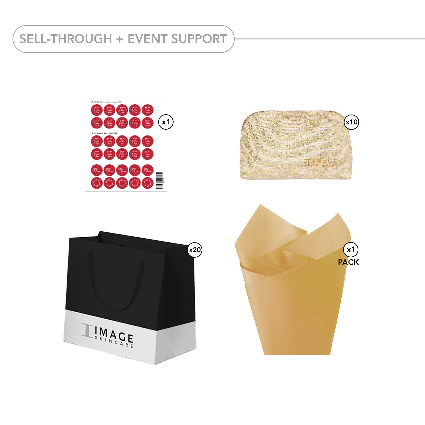 image of sell-through items included in the bundle