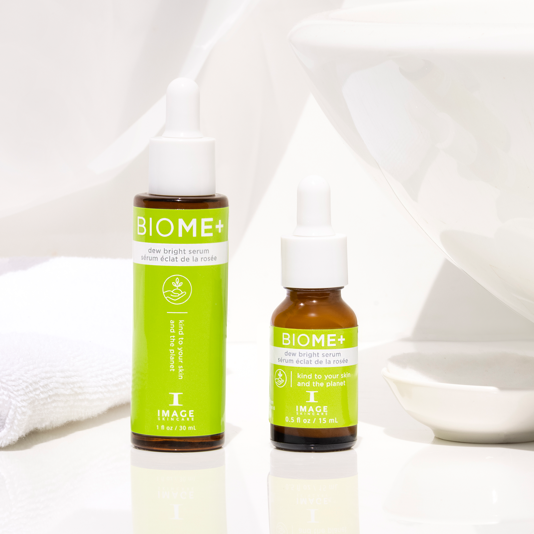 BIOME+™ dew bright serum (travel-size)