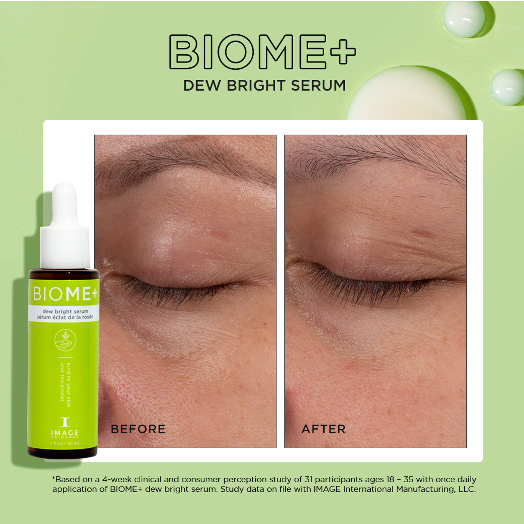 BIOME+™ dew bright serum (travel-size)
