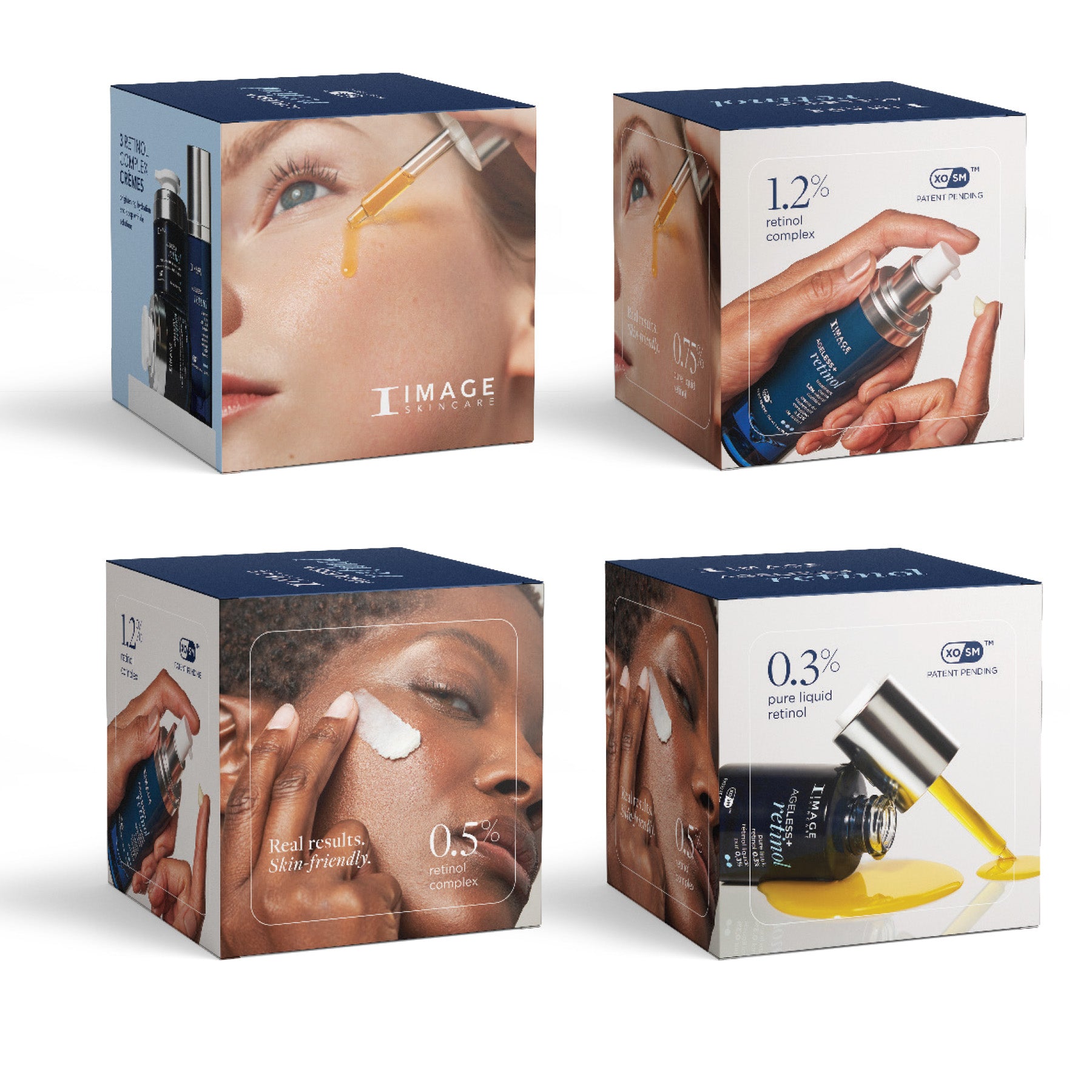 AGELESS+ retinol Merchandising Cube