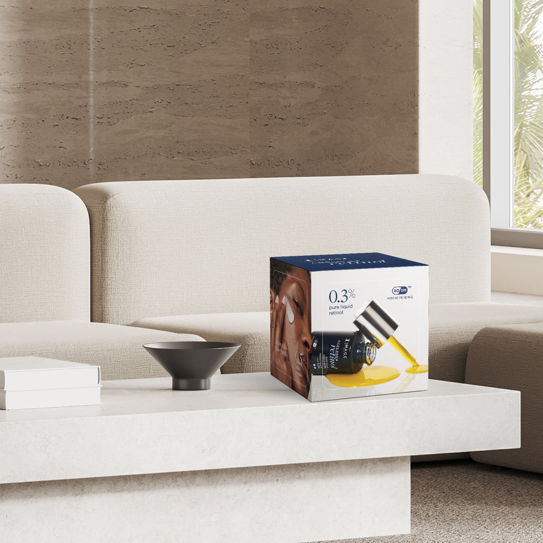 AGELESS+ retinol Merchandising Cube