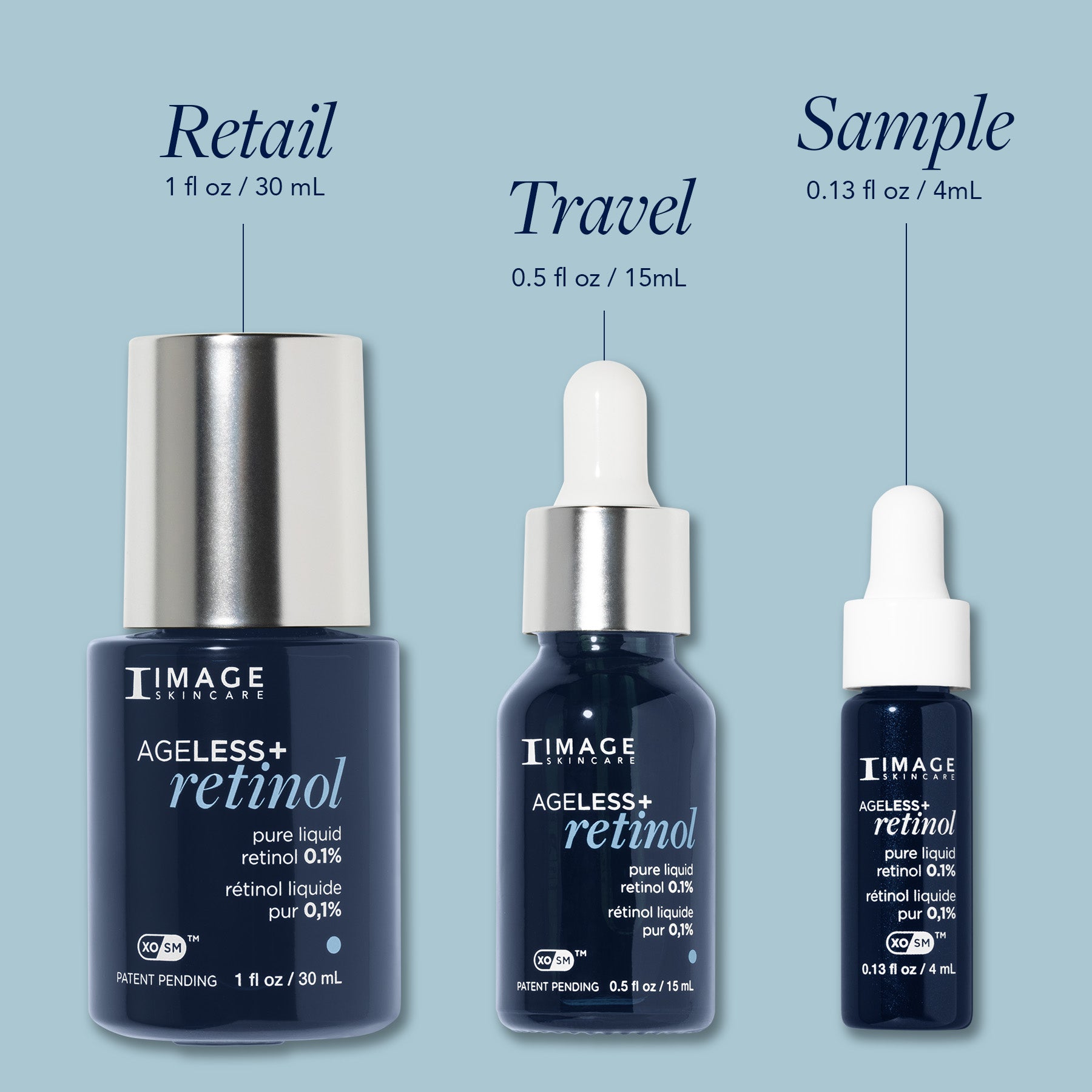 AGELESS+ retinol pure liquid retinol 0.1% (travel-size)