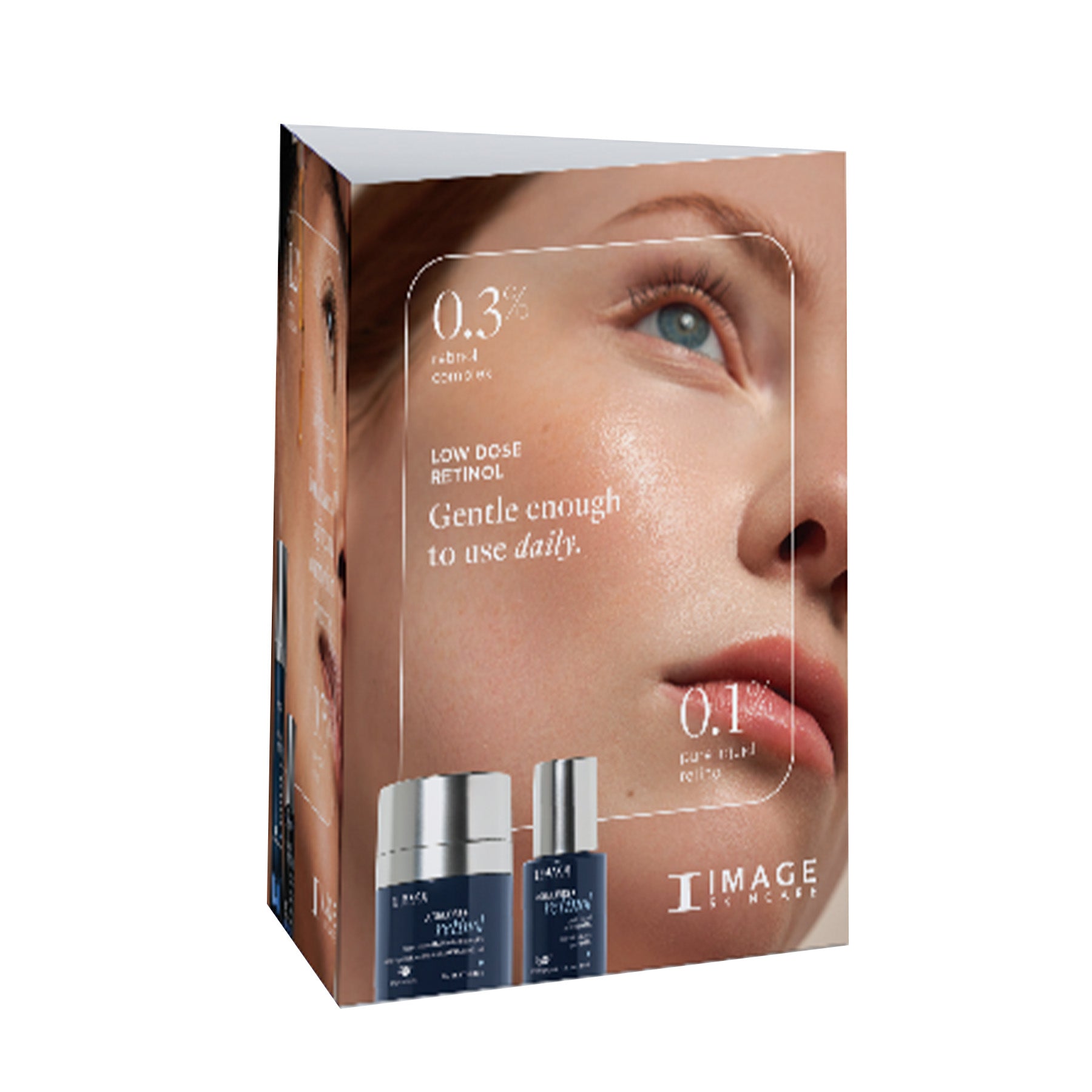 AGELESS+ retinol Tent Card (single)