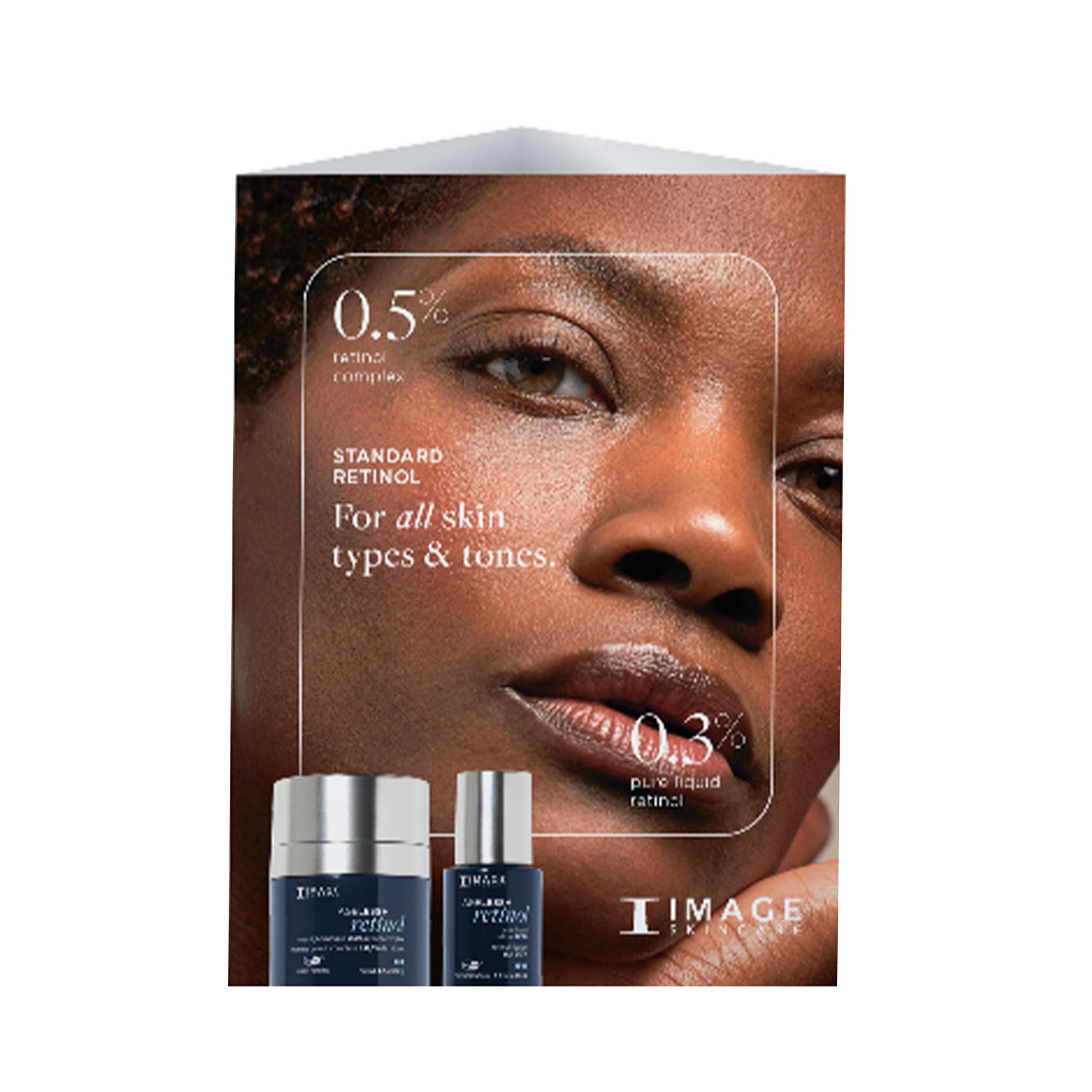 AGELESS+ retinol Tent Card (single)