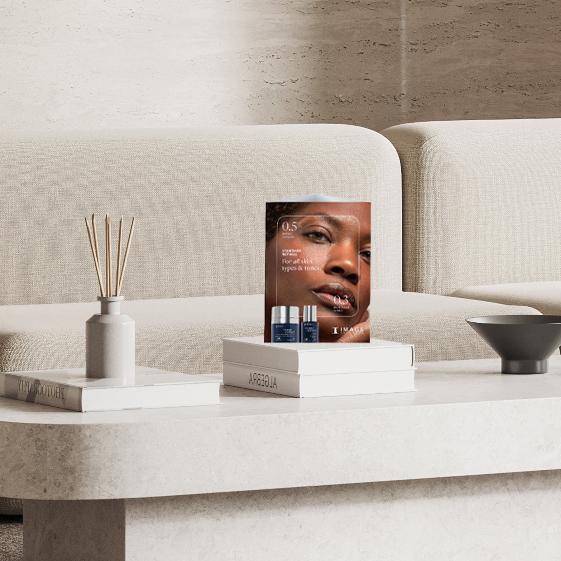 AGELESS+ retinol Tent Card (single)