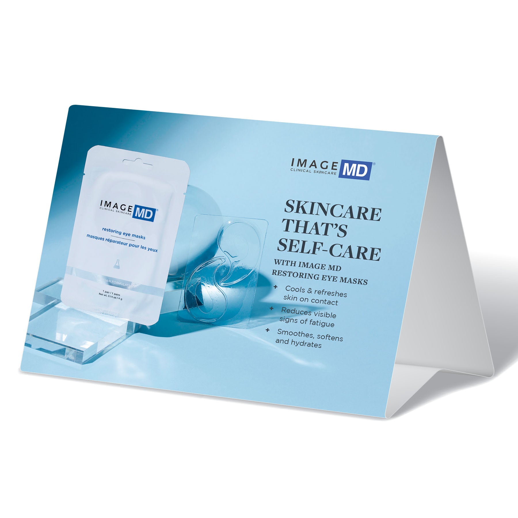 IMAGEMD eye masks tent card (single)