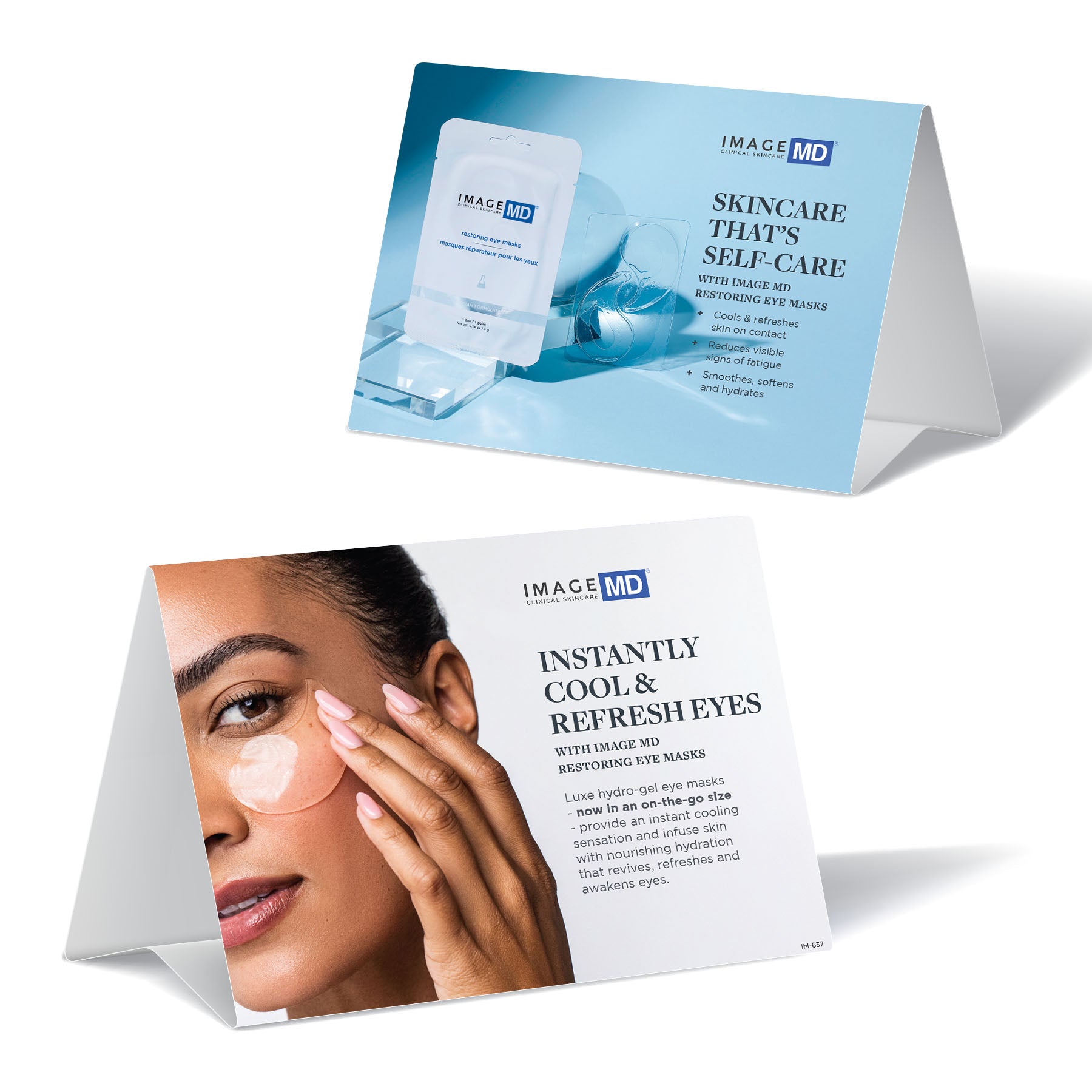 IMAGEMD eye masks tent card (single)