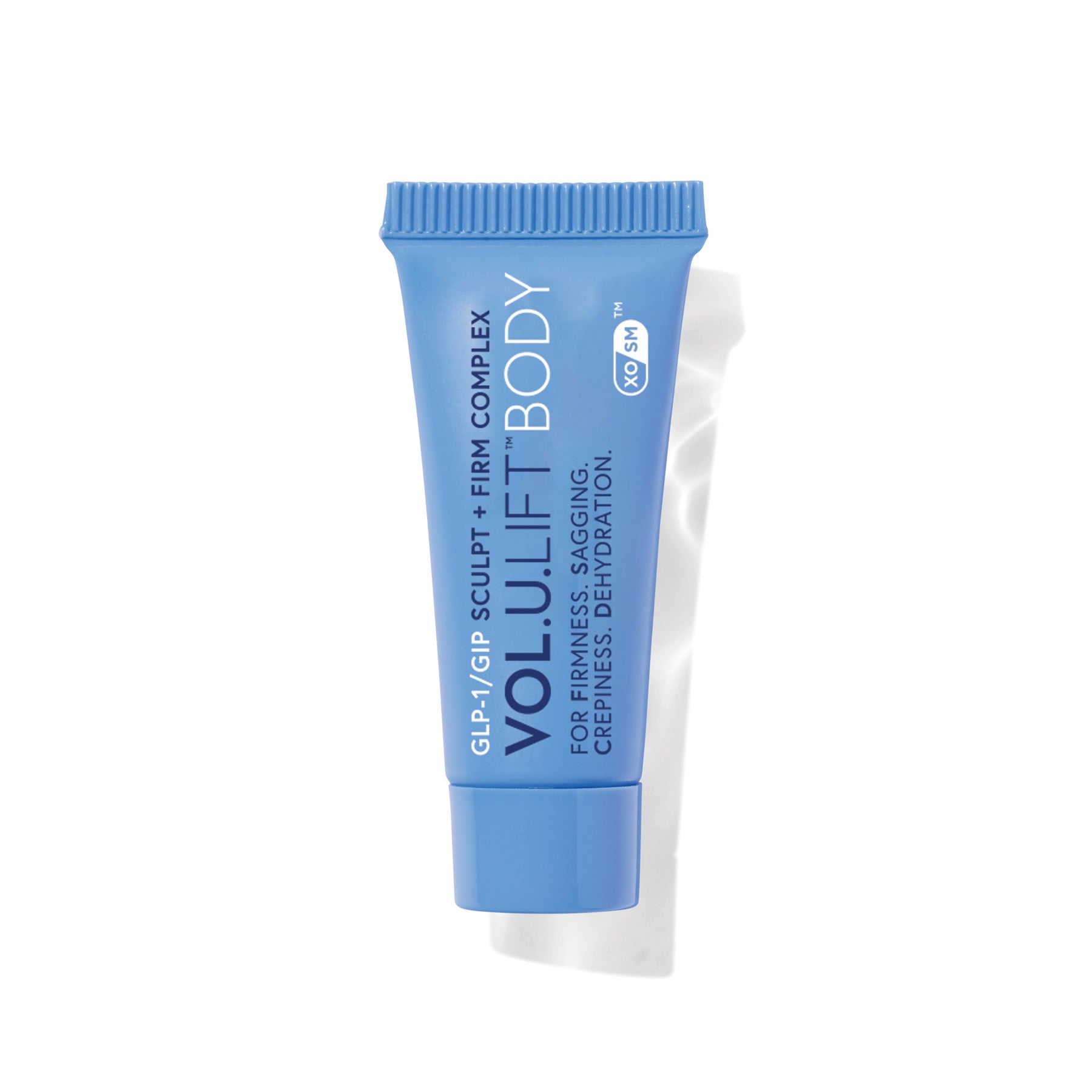 Blue tube of Vol.ULIFT Body on a white background