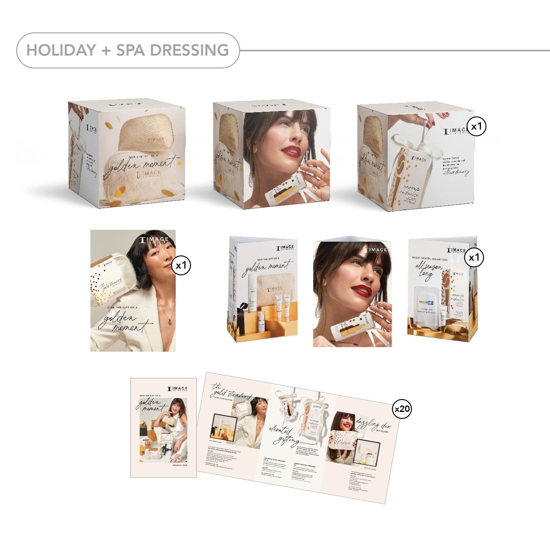 image of merchandising items included in the bundle