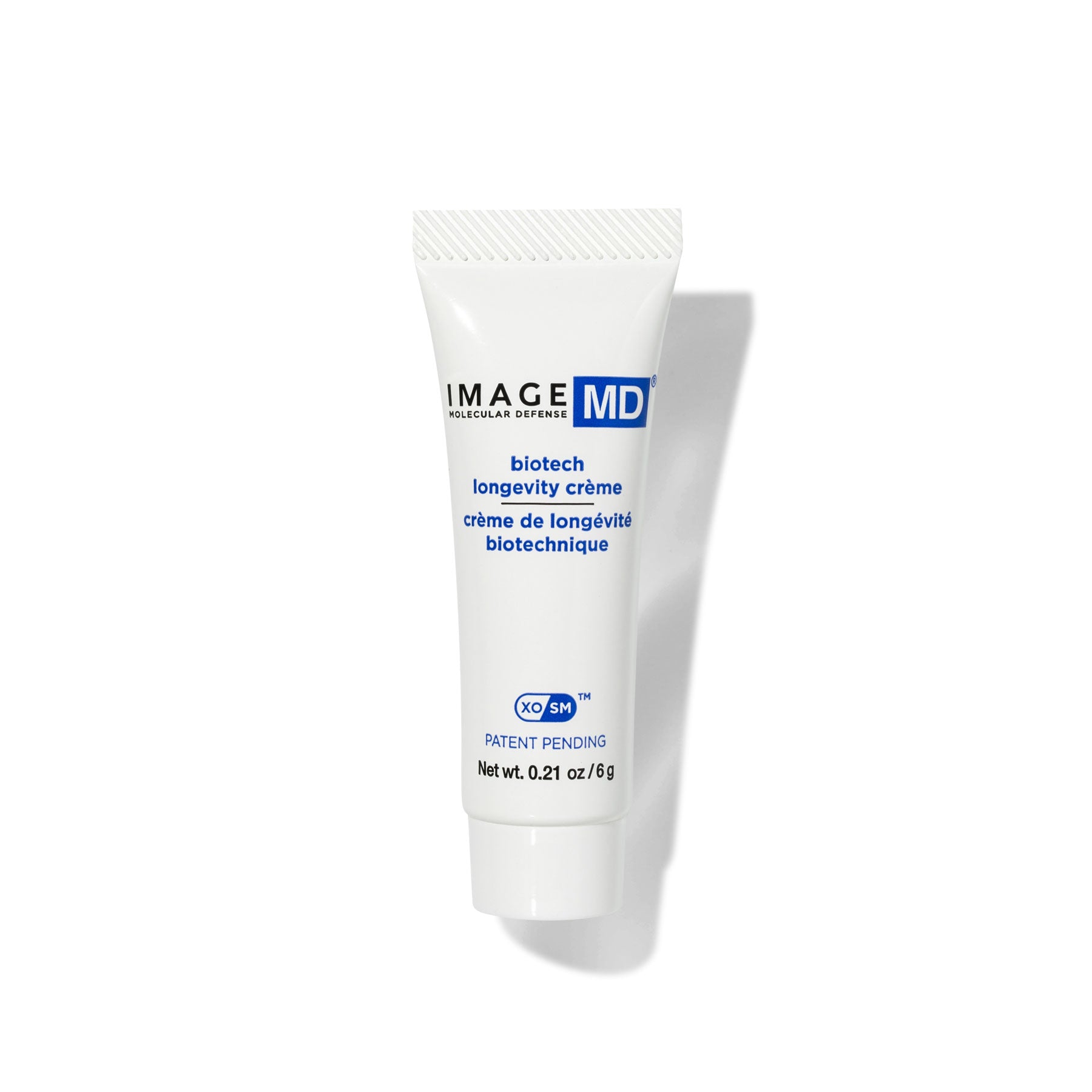 Skincare tube labeled 'IMAGE MD' on a white background