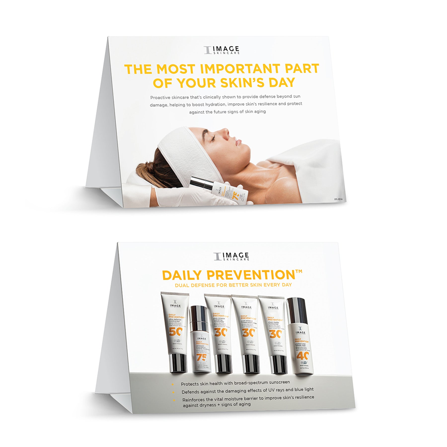 DAILY PREVENTION™ tent card 2024 (single unit)