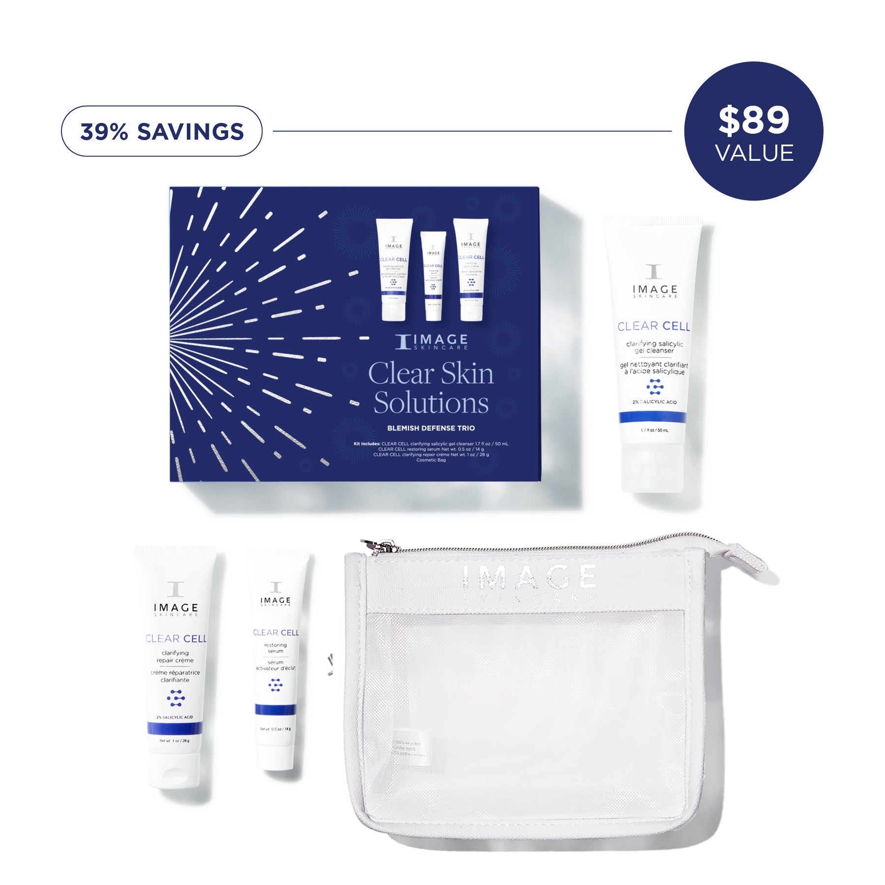 CLEAR  CELL Clear Skin Solutions Set